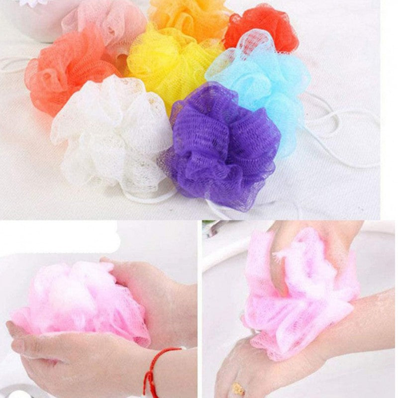 Body Wash Puff Sponge Pack (random color)