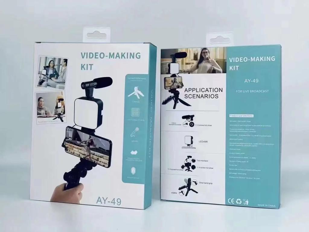Video vlog making kit with remote Good quality