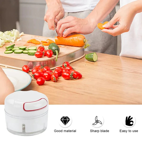 Multifunctional Grinding Food Chopper | Mini Manual Chopper(random color )