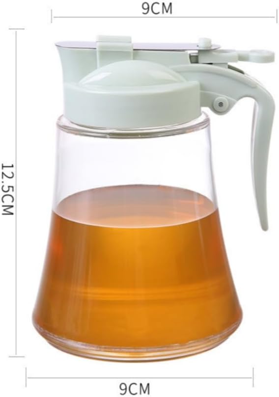 Honey Dispenser No Drip - Easy Squeeze Syrup Dispenser Bottle for Efficient Serving, Honey Squeeze Jar for Kitchen & Coffee Bar, Mess-Free Solution(250ml)