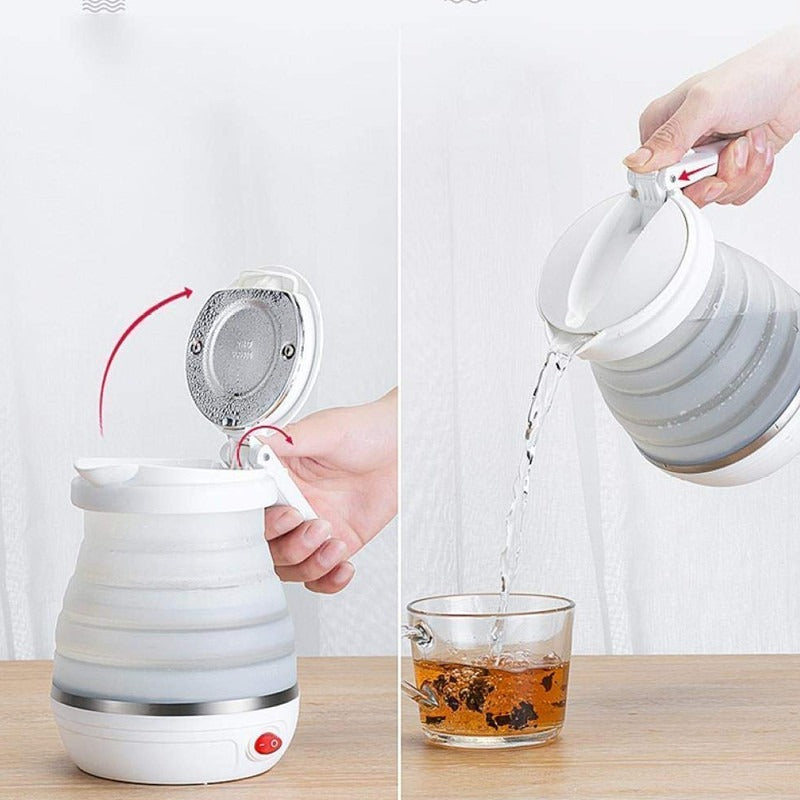 Portable & Foldable Electric Kettle Easy To Carry (Random Colour)