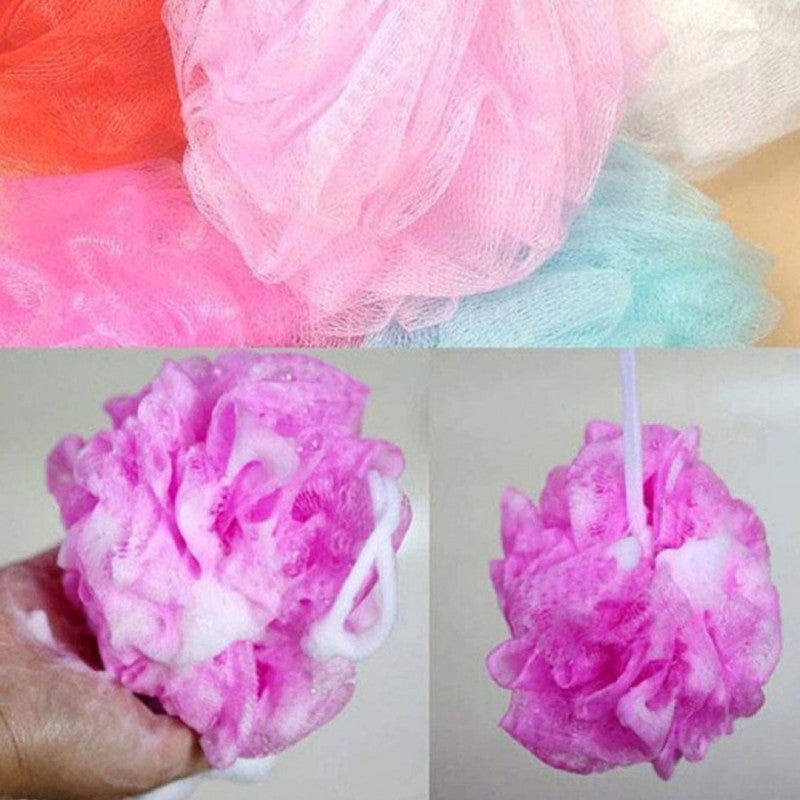Body Wash Puff Sponge Pack (random color)