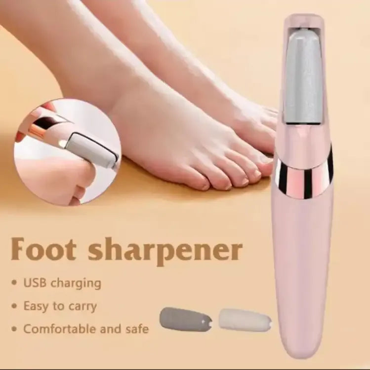 Electric Foot File Grinder – Pedicure Tool for Dead Skin & Callus Removal, Rechargeable Foot Care Machine for Smooth & Soft Feet (Random Color)