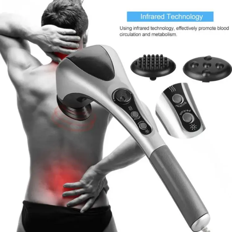 Double Head Full Body Massager Machine Variable Speed Far Infrared | Electric Facial Deep Tissue Fitness Massage… - Image 2