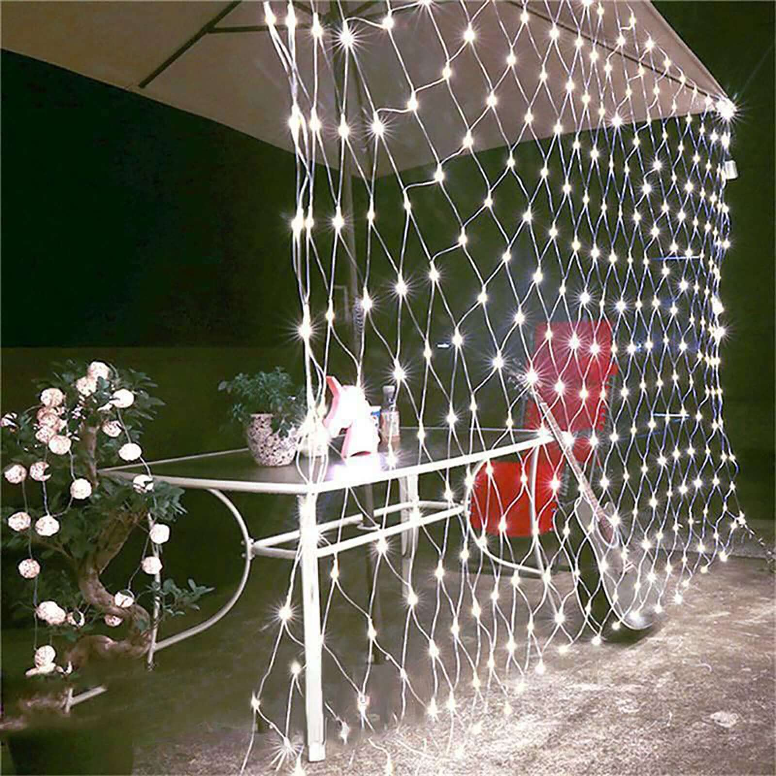 1 PC Wedding LED Net Mesh String Lights - Fairy String Lights With 88 Lights for Wedding Party Décor Outdoor &…