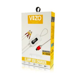 4 in - 1 Charger V1000 CLAMP USB Charger | Data Charging Cable for android mobile phones