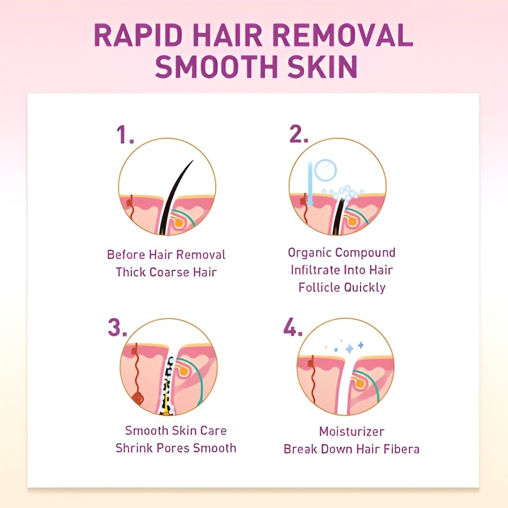 Chirs's Sensitive Hair Removal Spray | Fast Effective & Painless Chriss Hair remover For Legs & Body - Image 2