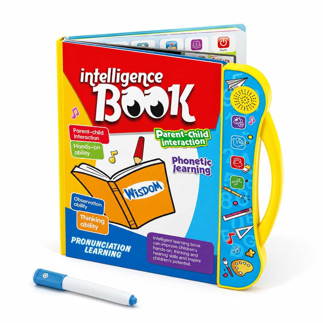 Intelligent Book Growing Up Pre School English Talking Smart Pen Learning Machine Toy Tablets For Kids - Image 2