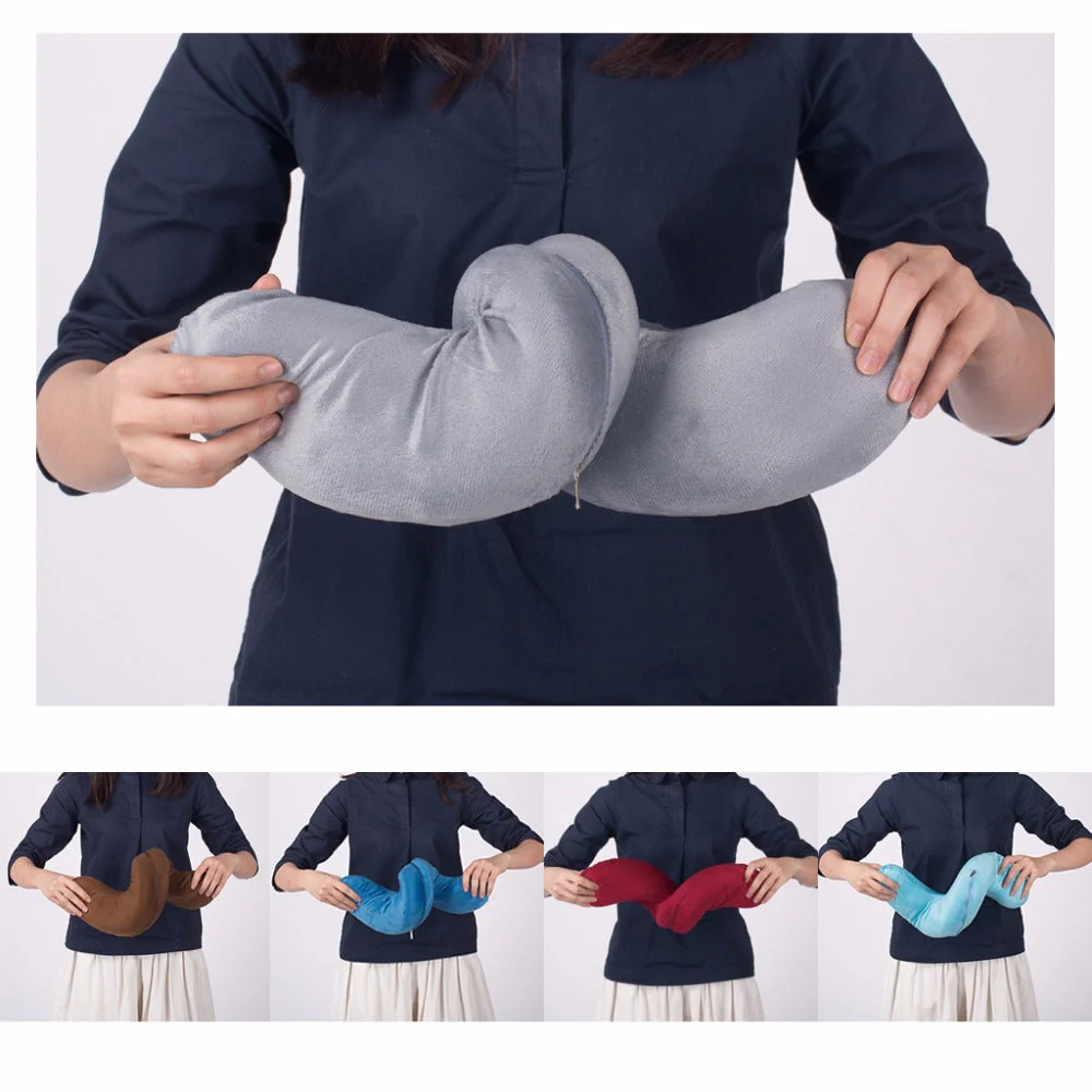 U Shaped Travel Neck Pillow Extremely Soft and Comfortable (Random Color) - Image 2