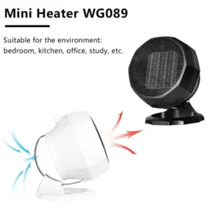 Miniature heater model WG - 089.. Flexible 1800W Portable Electric Heater Fan Winter Warm Hot Fan Home Office…