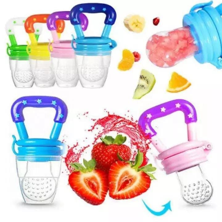 Baby Solid Baby Fruit Pacifier Fresh Fruit Feeder Infant Teething Toy Nibbler Teether Pacifier Safe Silicone… - Image 2