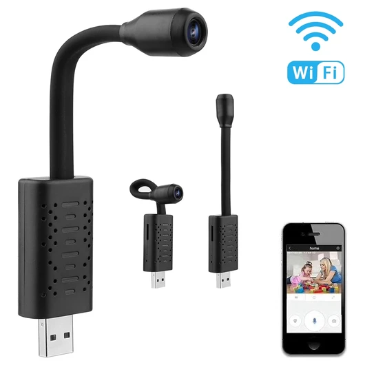 USB Goose Neck WiFi Camera V382 Pro App HD 1080P 2MP Wide Angle Flexible Camera - Image 5