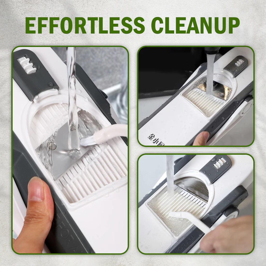 Mandoline Vegetable Cutter Slicer Chopper | Multi - function Cutter Vertical Vegetable Cutter Kitchen Shredder… - Image 4