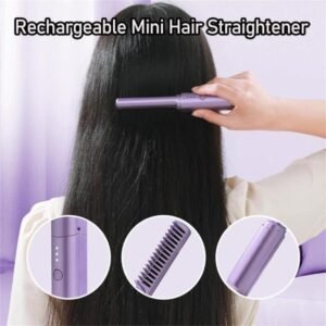2 - in - 1 Hair Styling Brush, Straightener, Curler Comb Random Color