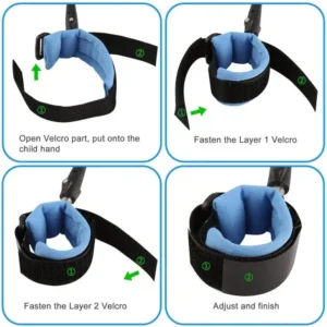 Anti Lost child lock | Anti - Lost Wrist Link - Baby Child Anti Lost Wrist Link Safety Harness Strap Hand belt…