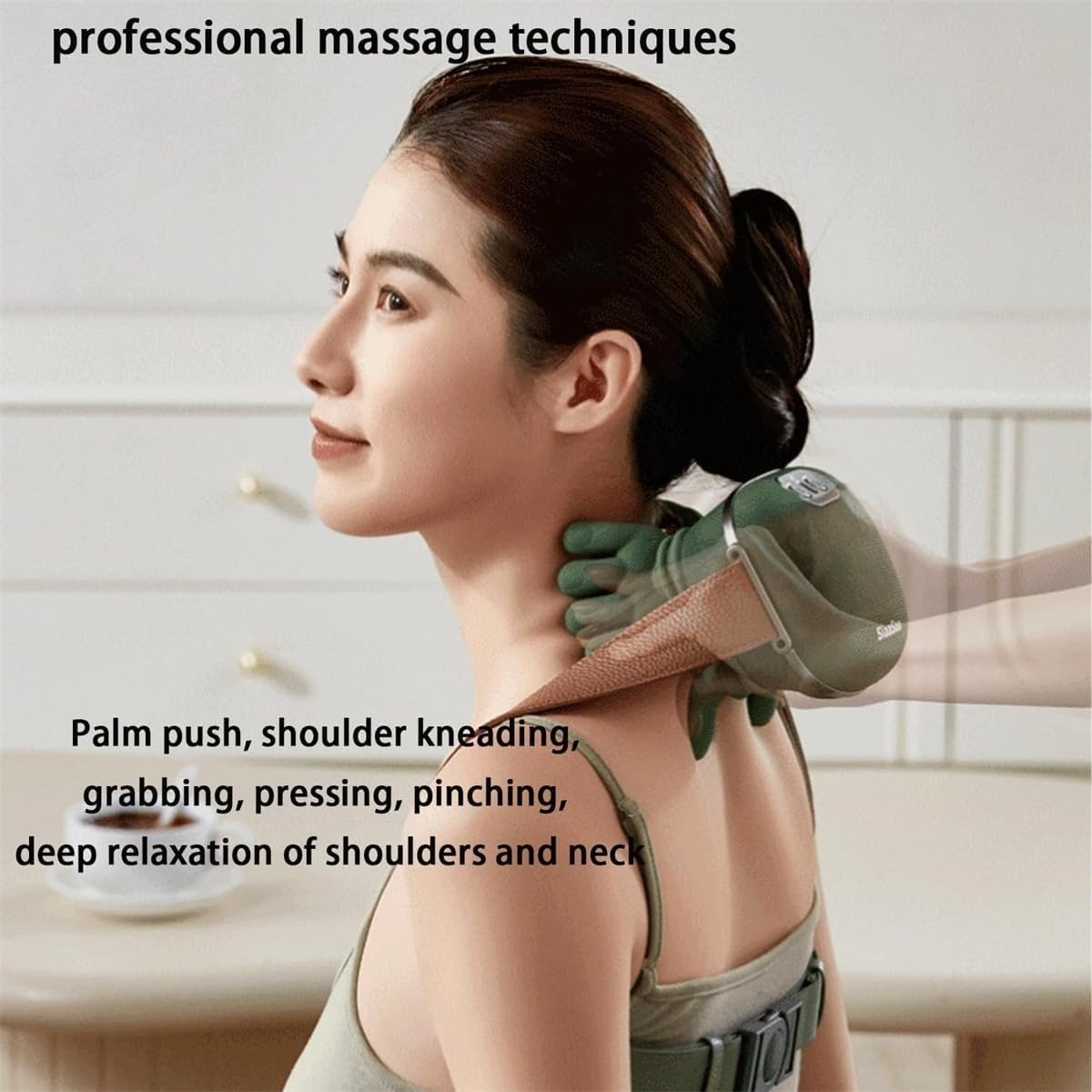 Smart Finger Pressure Neck Massager Electric With Finger Pressure Simulation For Relaxation And Relief - Image 2