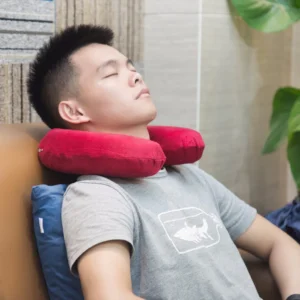 U Shaped Travel Neck Pillow Extremely Soft and Comfortable (Random Color)