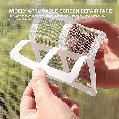 (pack Of 10) Multifunctional Net Sticker Drainer Net For Bathroom - Kitchen Etc | Window Screen Repair Patches For… - Image 2