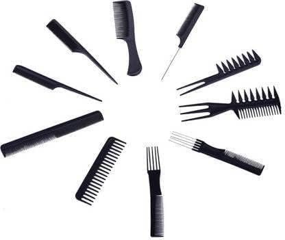 (10 Pcs) Multipurpose Salon Hair Styling Hairdressing hairdresser Barber Combs Professional Comb Kit - Image 3