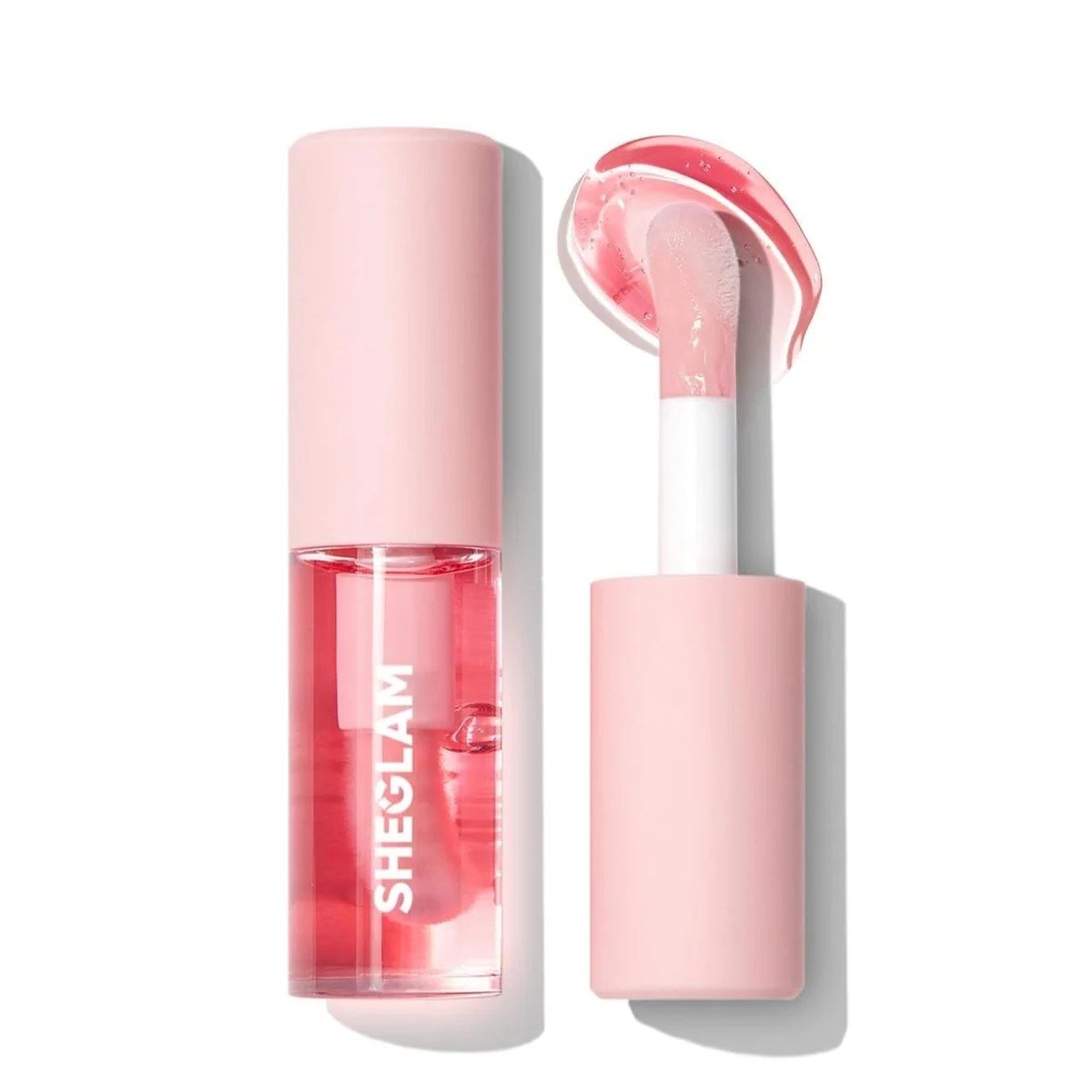 SHEGLUM Plumping Lip Oil Moisturizing Glossy Hydrating Tinted Lip Care Product For Shiny Volumized Lips - Pack of 5 - Image 4