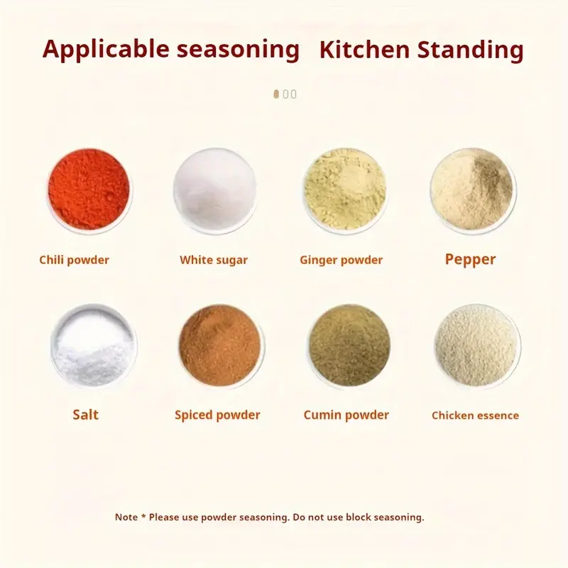 Sealed Seasoning quantitative Bottle salt pepper condiment Dispenser Glass Spice Jar | Salt Control Bottle Press… - Image 5