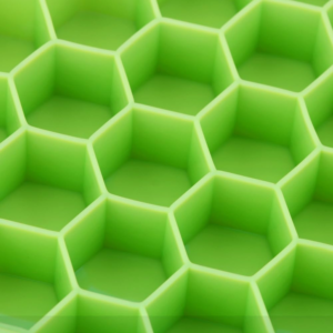 Silicone Ice Cube Tray 37 Grid Ice Cube Mold with Lid Honeycomb Ice Maker Reusable Ice Container for Coffee Juice…