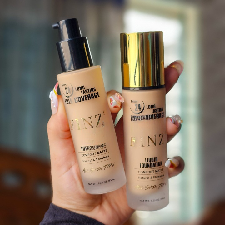 FINZ 24 Hours Long Lasting Full Coverage Liquid Foundation