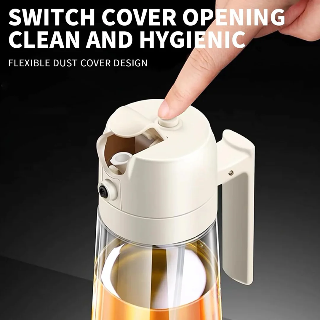 2 in 1 Oil Spray Jug - 470ml (Random Color) - Image 4