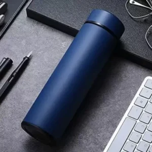 Temperature Display Vacuum Insulated Water Bottle Thermo Flask Made of Premium Stainless Steel Coffee Cup - 500 ml…