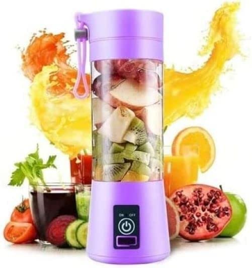 Juicer Portable Outdoor Juicing Cup Home Mini Cordless Crushed Ice Machine USB Charging Fruit Vegetable Blender… - Image 4