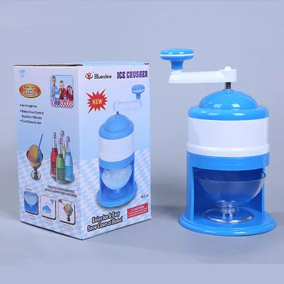Handle DIY Ice Crusher Manual Multifunction Portable Ice slush Maker home Snow Cone Smoothie Ice Block Making…