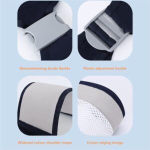 Baby Carrier, Ergonomic Baby Strap one Shoulder Labor - Saving Polyester Baby Half Wrapped Sling (Random Color)