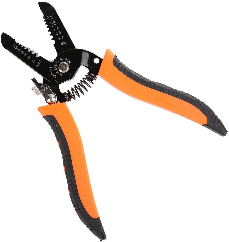 Stripping Pliers, Multifunctional Stainless Steel Wire Cable Stripping Pliers Cutting Tool Wire Cutter, Long… - Image 4