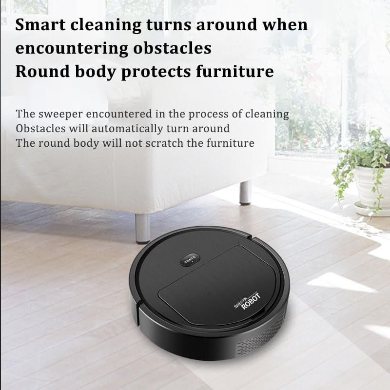 Portable Mini Wireless Smart Sweeping Robot Mopping 3 In1 Rechargeable Cleaning Machine Vacuum Cleaner For Home… - Image 4