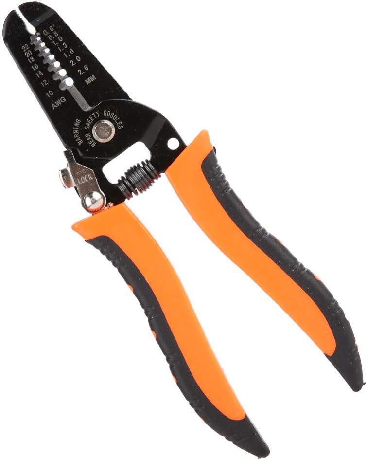 Stripping Pliers, Multifunctional Stainless Steel Wire Cable Stripping Pliers Cutting Tool Wire Cutter, Long… - Image 2