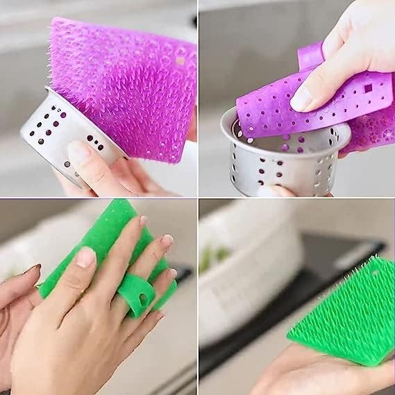 Multifunctional Soft Silicone Brush | Multipurpose vegetable peeler | Home Cleaning Brush | fruit and vegetable…