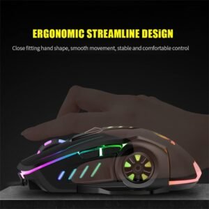 Gaming Glowing Mouse Backlit E - sports Colorful LED Light Mouse For Laptop PC Computer Gamer