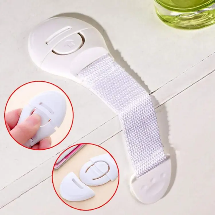 (Pack Of 5) Baby Safety Cabinet Lock Latch Kit, Cupboard Lock Child Safety, Baby Proofing Drawer Locks, Baby Kids… - Image 5