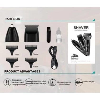 Daling 3 in 1 Multi - Function Purpose Intelligent Anti - Hairpin System Portable(DL - 9238) - Image 4