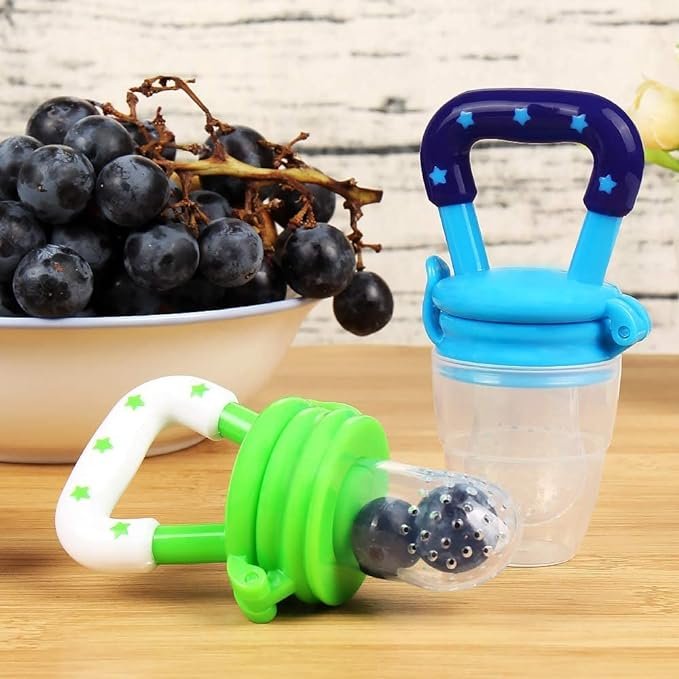 Baby Solid Baby Fruit Pacifier Fresh Fruit Feeder Infant Teething Toy Nibbler Teether Pacifier Safe Silicone… - Image 4