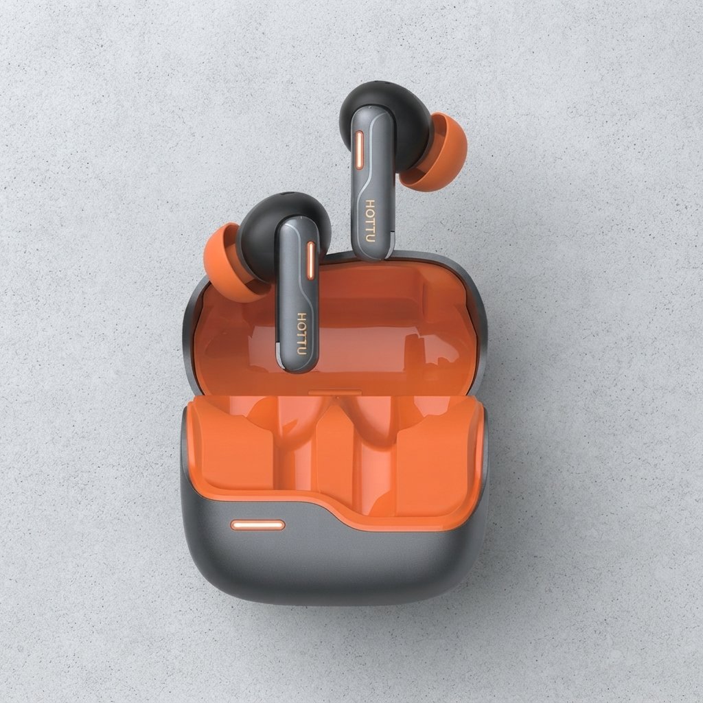 HOTTU TS02 Boom X True Wireless Earbuds - Quad Mic ENC, 40H Playtime & Deep Bass - Image 2