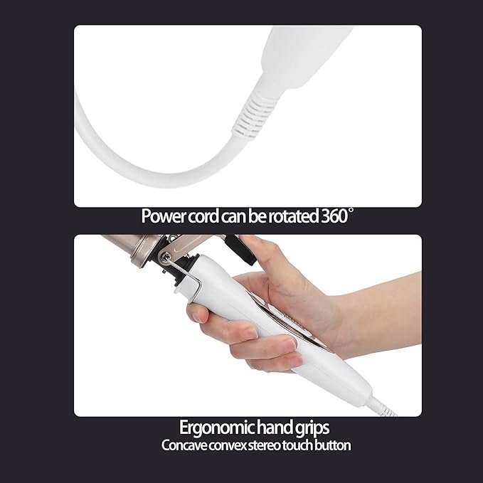 Hair Crimper, 5 Barrel Easy Curling Iron Wand 14 Levels Temperature Adjustable for Do Hairstyle for Girls for… - Image 4