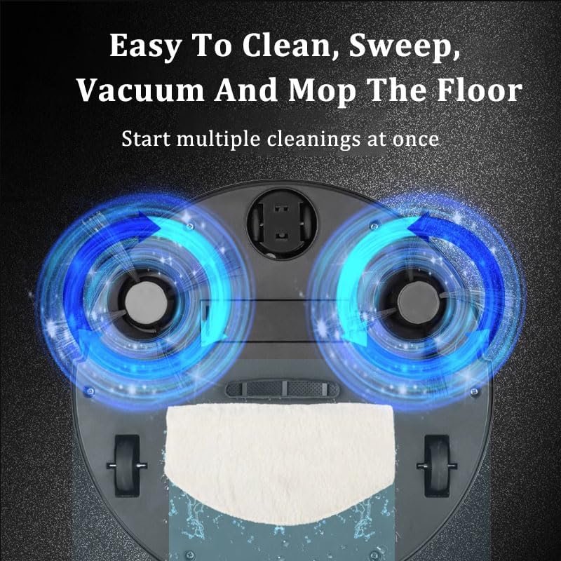 Portable Mini Wireless Smart Sweeping Robot Mopping 3 In1 Rechargeable Cleaning Machine Vacuum Cleaner For Home… - Image 3