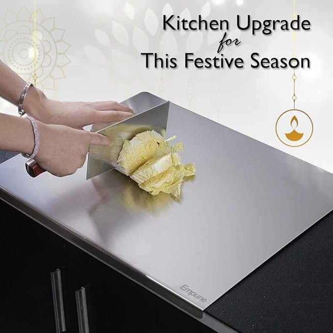 Stainless Steel Cutting Board Durable / Rolling Pins for Baking Kitchen perfect for all your chopping needs. - Image 2