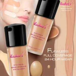 Kashees EvenTone 24 Hours Full Coverage Foundation Acne Coverage for All Skin Types