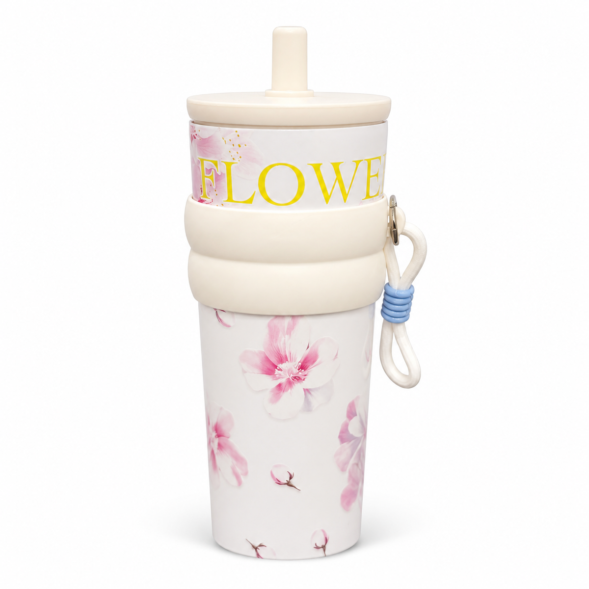 Flowers Tumbler 700ml - Stylish Floral Design Drinking Cup for Home, Office & Everyday Use - Image 3
