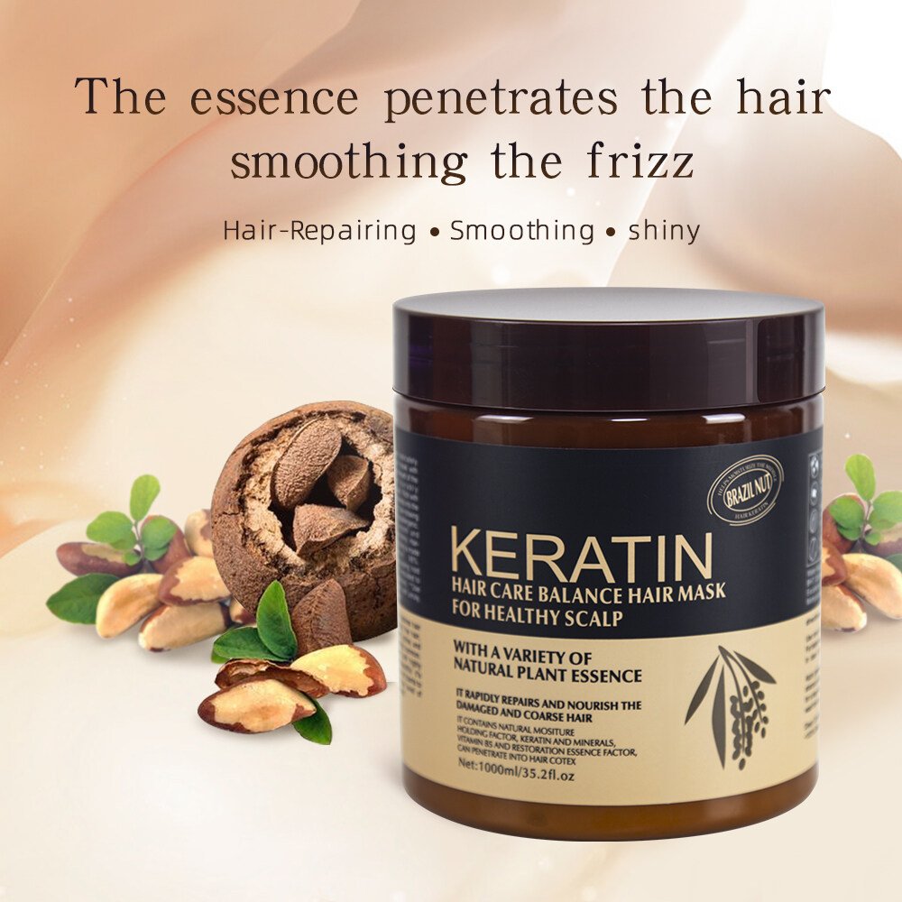 Pack Of 2 | Keratin Hair Mask Treatment Your Secret To Shiny, Healthy Hair - 500ml