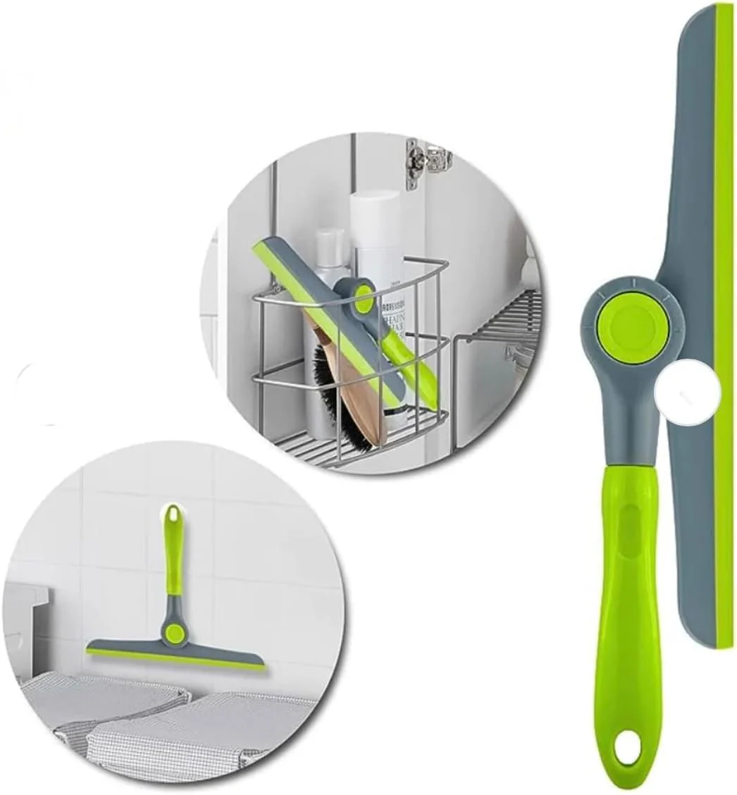 Royal Foldable Wiper with Lock - Multipurpose Window & Mirror Squeegee Tool (Green) - Image 2