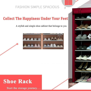 8 Layer Portable Waterproof & Dustproof Shoe Rack Non - woven Shoe Rack Storage Bag Closet Household Shoe Storage…
