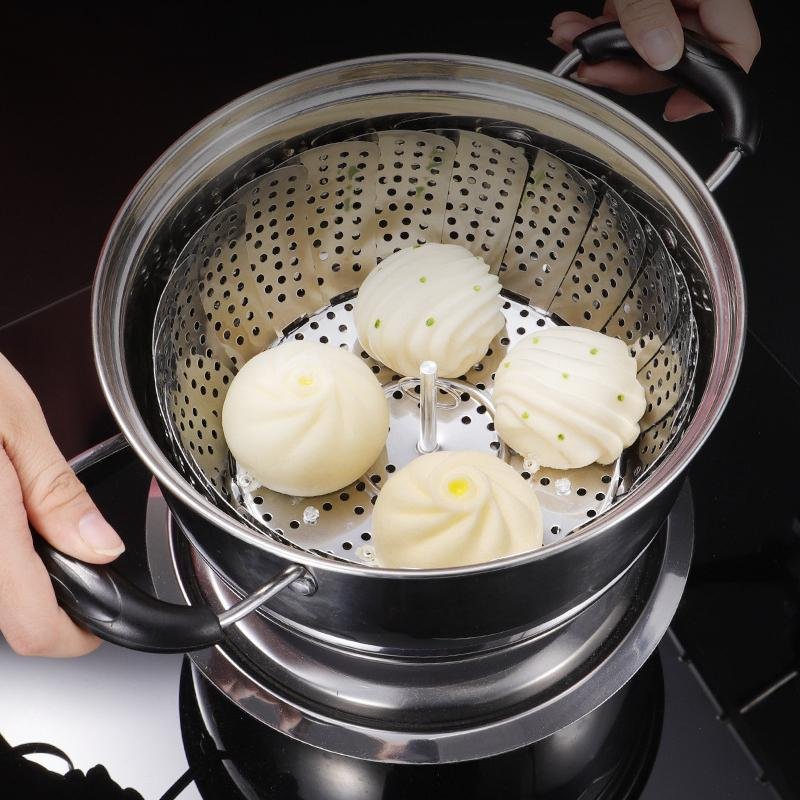 304 Stainless Steel Folding Steamer Tray Steam Rack Steam - Image 5